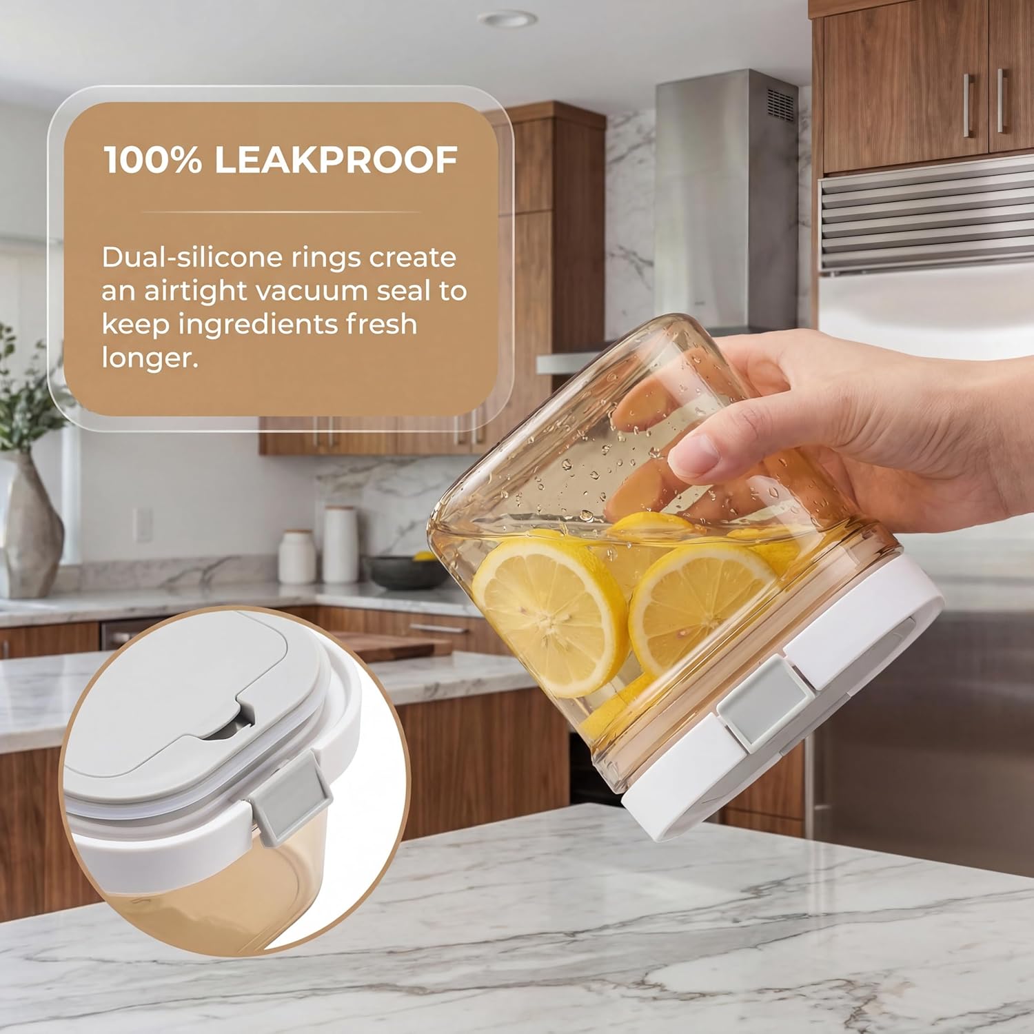 2pcs Coffee Canister with Scoo - Food Storage Jars Airtight recension och pris