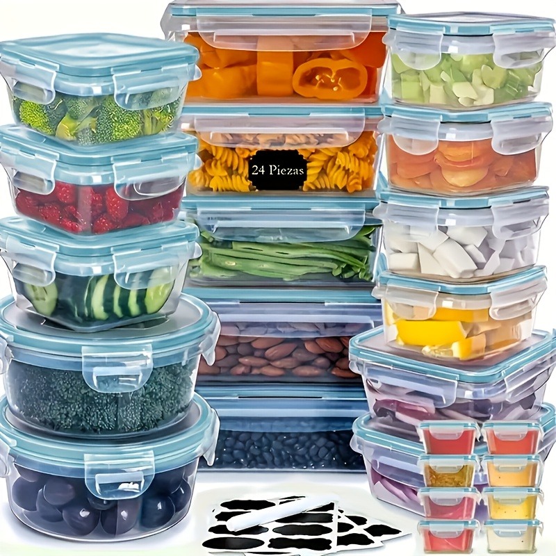 48PCS BPA-Free Food Storage Se - Food Storage Freezer recension och pris