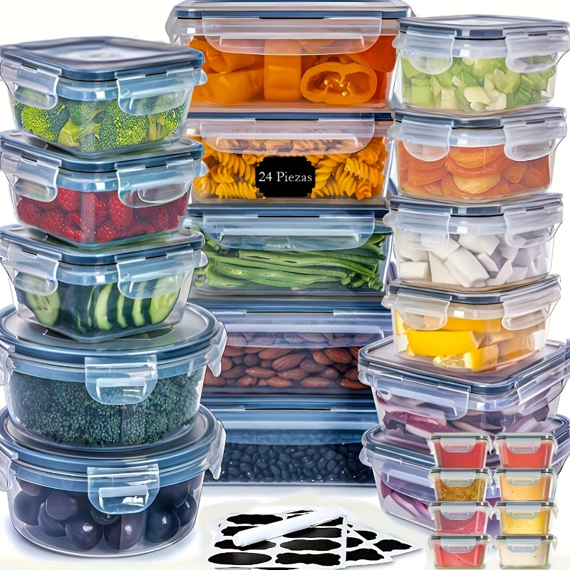 48PCS BPA-Free Food Storage Se - Food Storage Freezer recension och pris