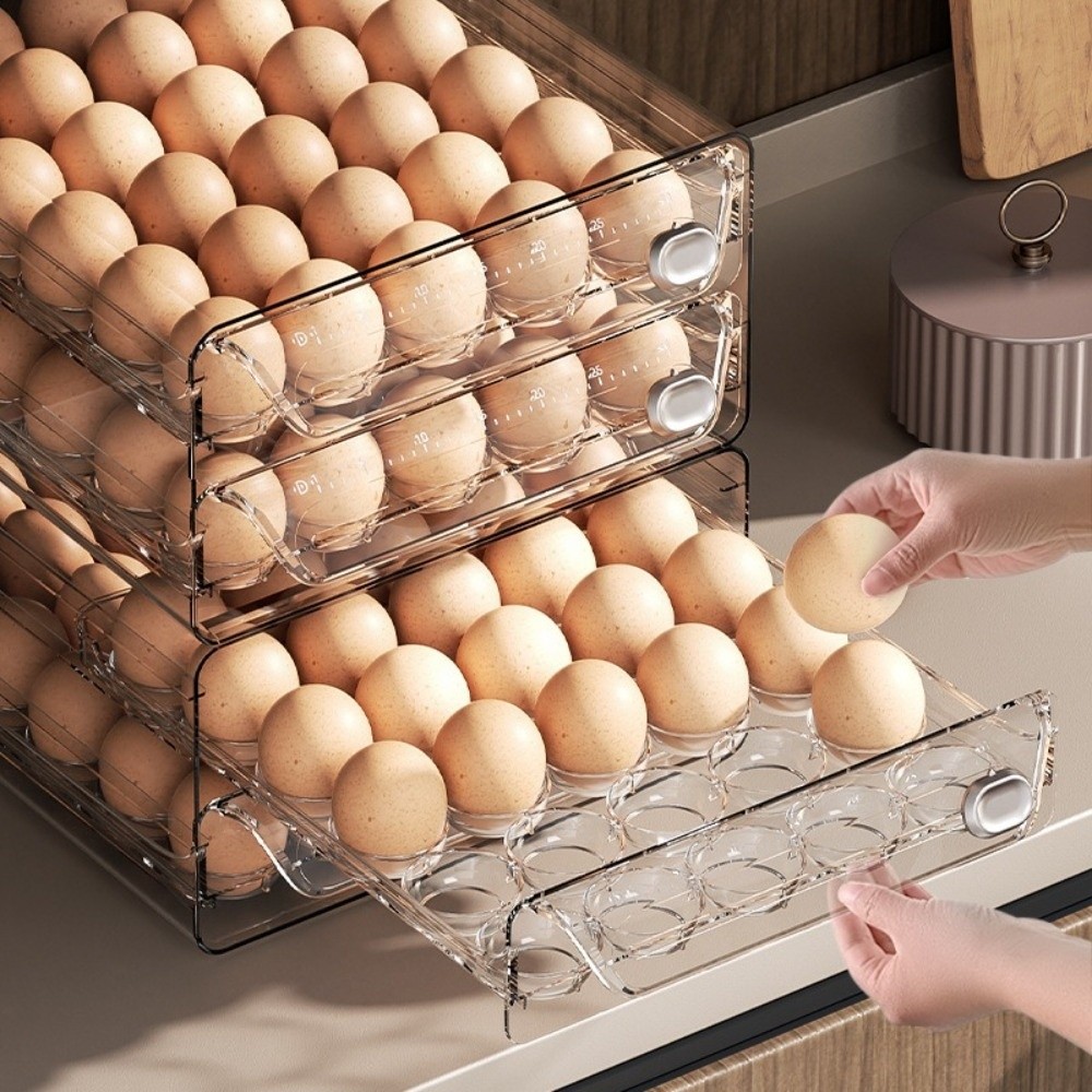 Transparent Egg Storage Box Cl - Food Storage Without Plastic recension och pris