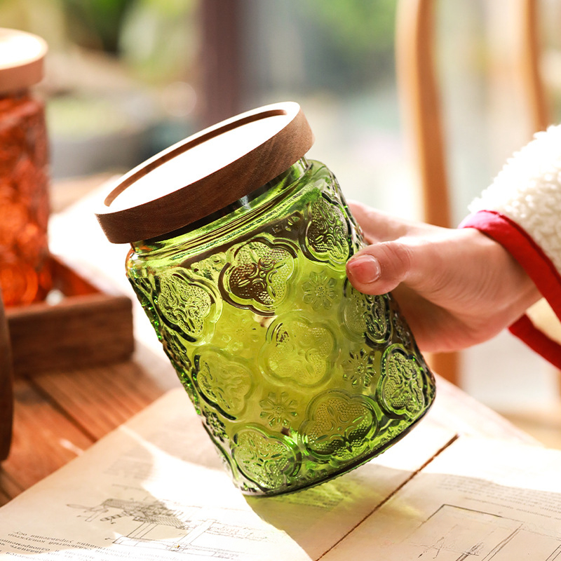 Vintage Glass Kitchen Storage  - Food Storage Jars Airtight recension och pris