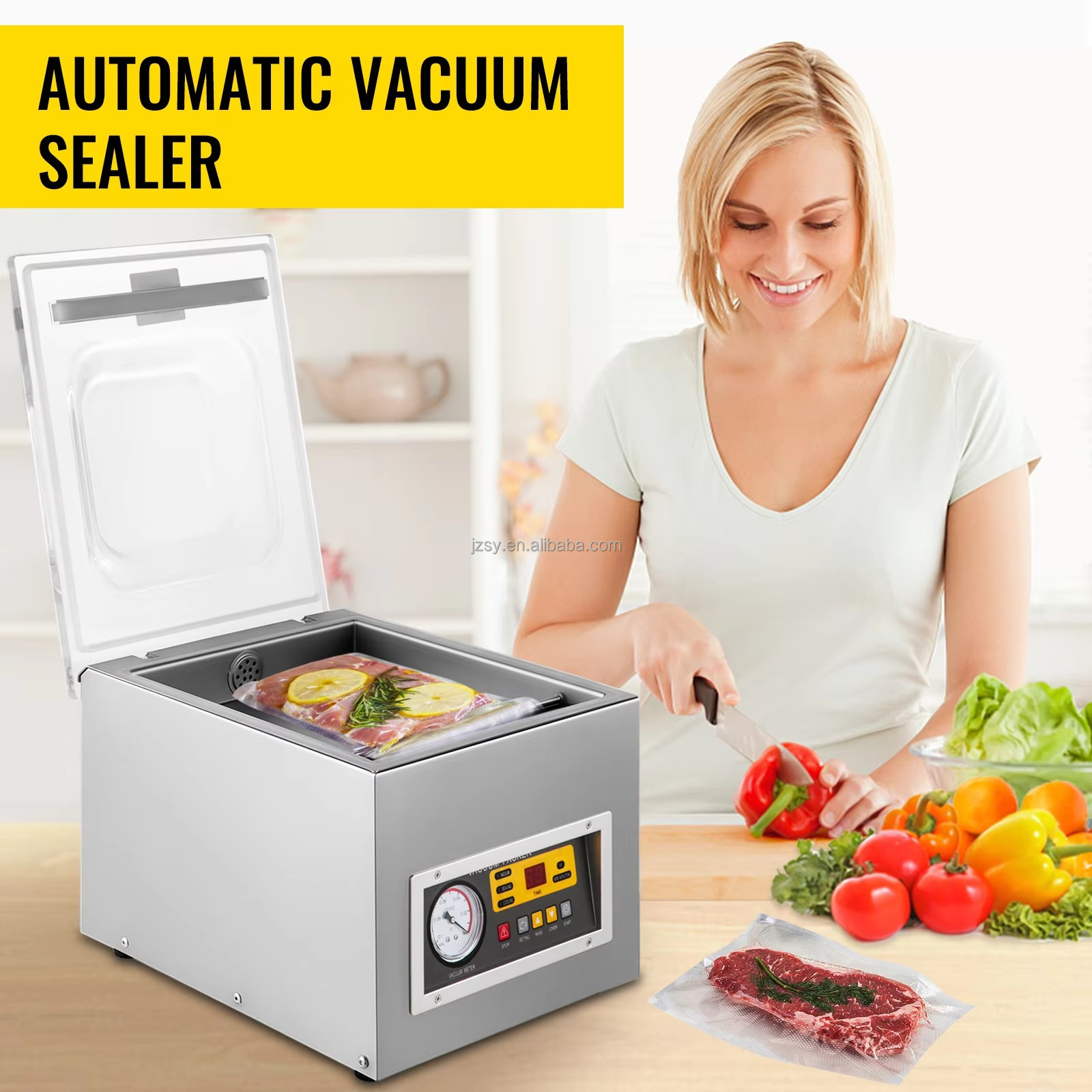 Vacuum Packing Machine Commerc - Food Storage Plastic recension och pris