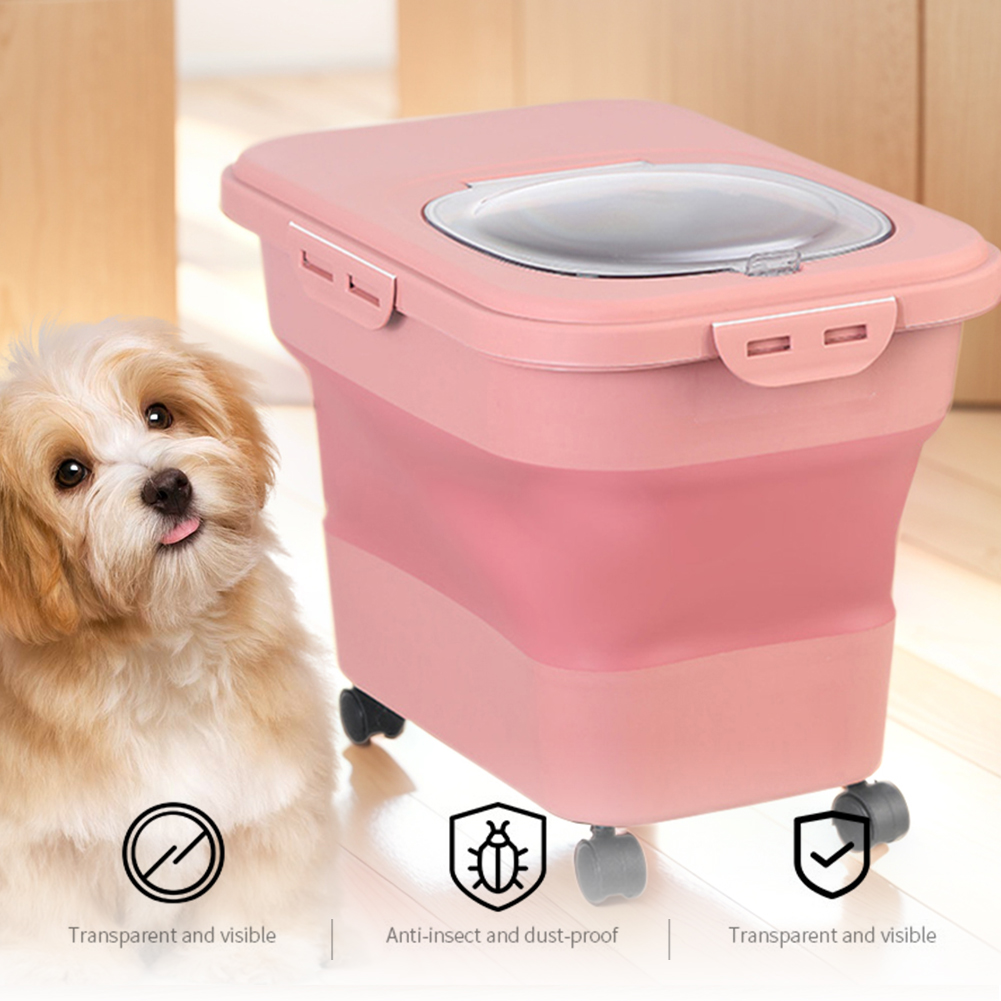 Collapsible Dry Cat Food Box 2 - Food Storage Large recension och pris