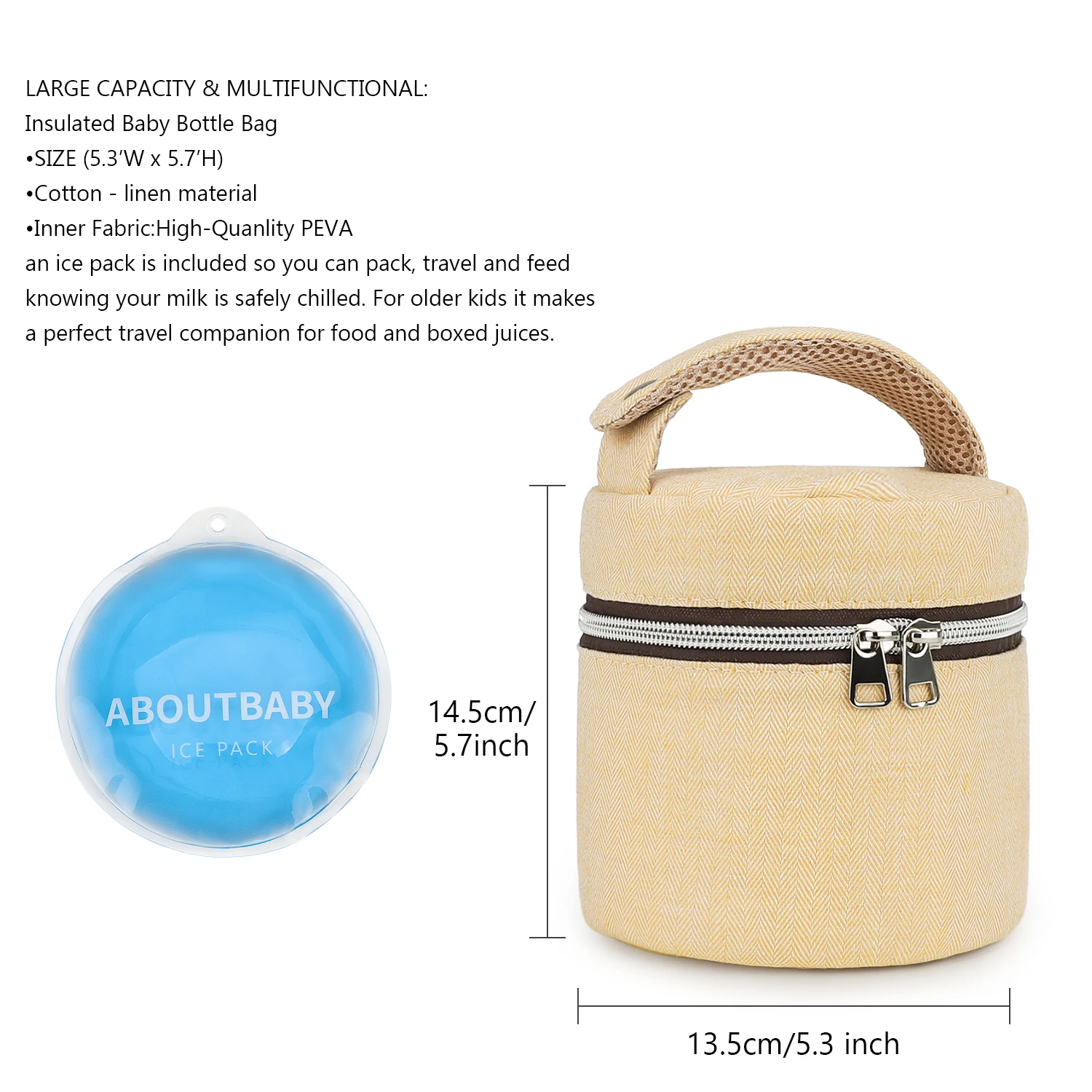 Bottle bag waterproof constant - Food Storage Baby recension och pris
