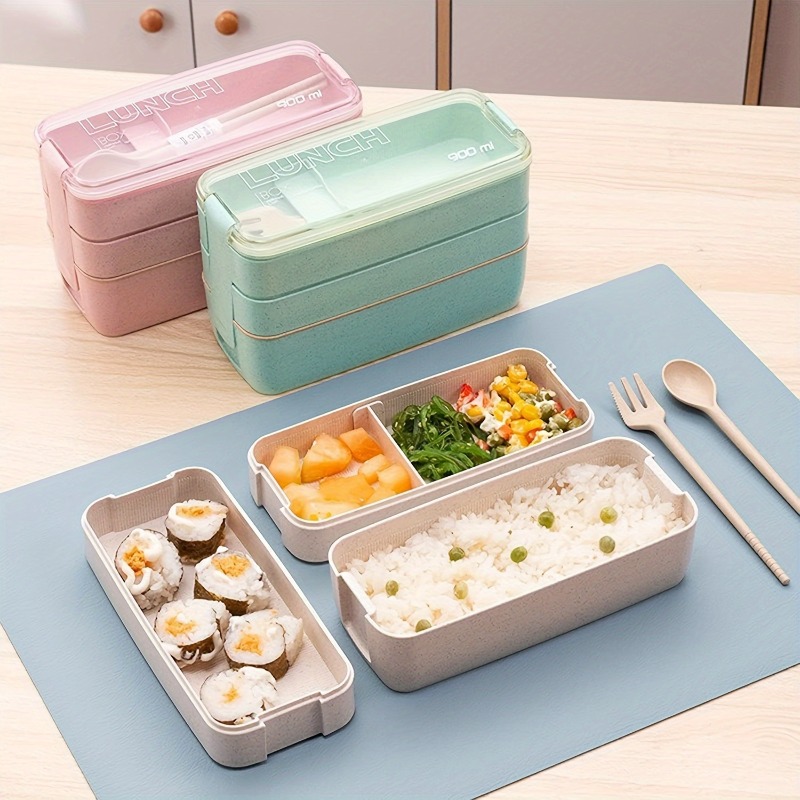 Portable Bento Box, 3-layers L - Food Storage 30 Years recension och pris