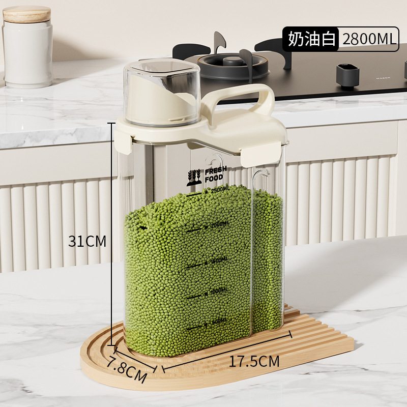Kitchen Grain Storage Containe - Airtight Cereal Jar recension och pris