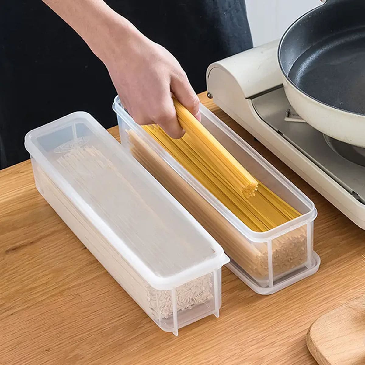 1 Plastic Transparent Storage  - Food Storage For Refrigerator recension och pris