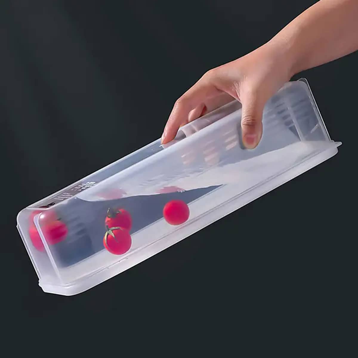 1 Plastic Transparent Storage  - Food Storage For Refrigerator recension och pris